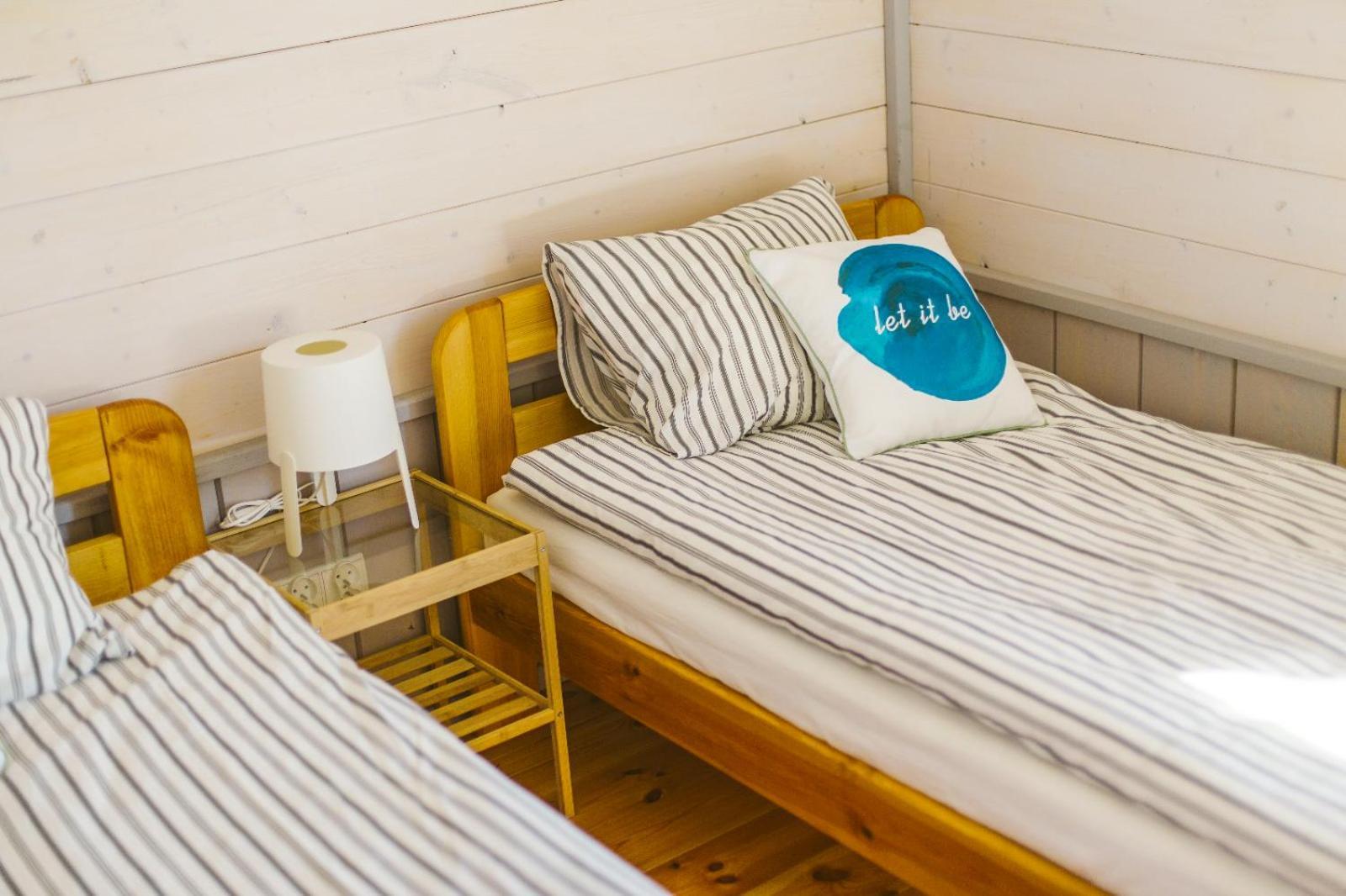 Surf Domki Habenda Z Sauna Ogrodowa Sarbsk ภายนอก รูปภาพ
