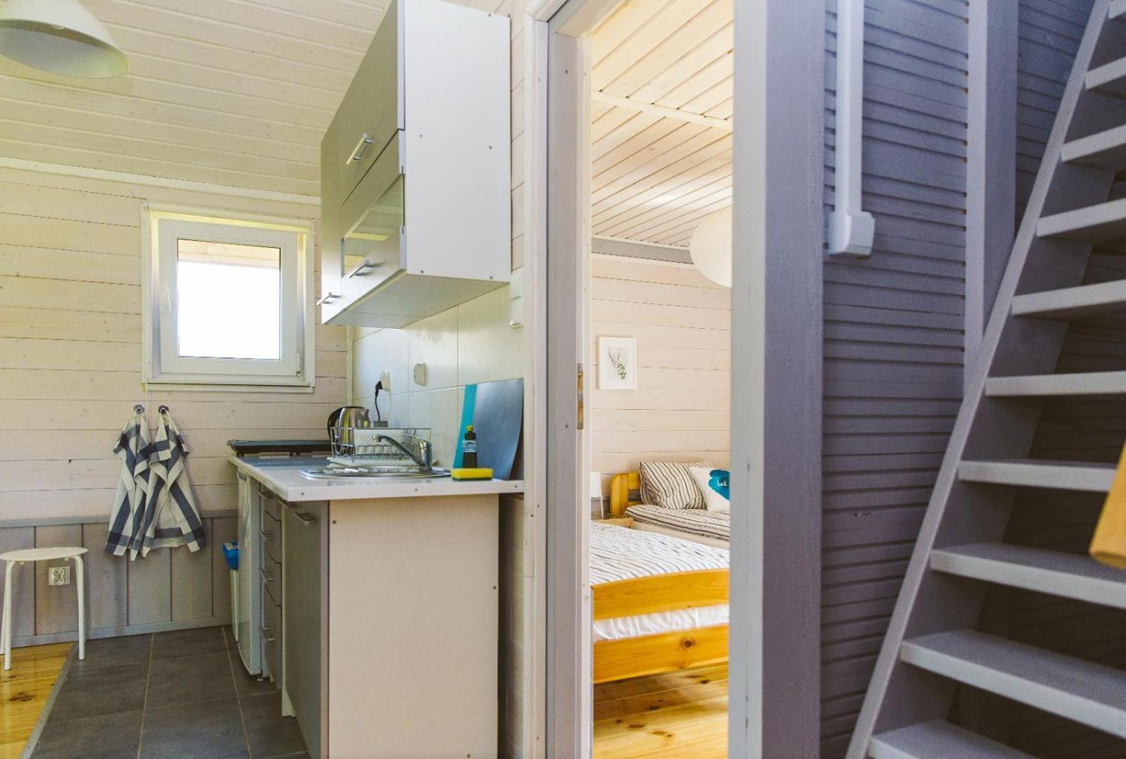 Surf Domki Habenda Z Sauna Ogrodowa Sarbsk ภายนอก รูปภาพ
